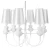 Lampa wisząca QUEEN-6 biała - ST-7105-6S white - Step Into Design